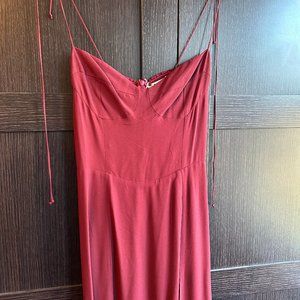 NWT - Reformation Juliette Dress - Plum